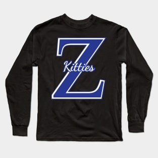 1920 Zetas Z Phi So Sweet Dove Love Z Kitty Blue Long Sleeve T-Shirt